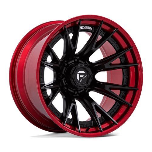 Fuel Fc402 Catalyst Matte Black W/ Candy Red Lip 9xR20 6×139.7 ET20 106.1