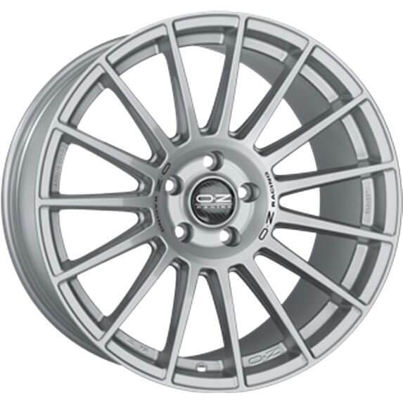 OZ Racing Superturismo Dakar Matt Race Silver Black Lettering 10xR20 5×130 ET48 71.6