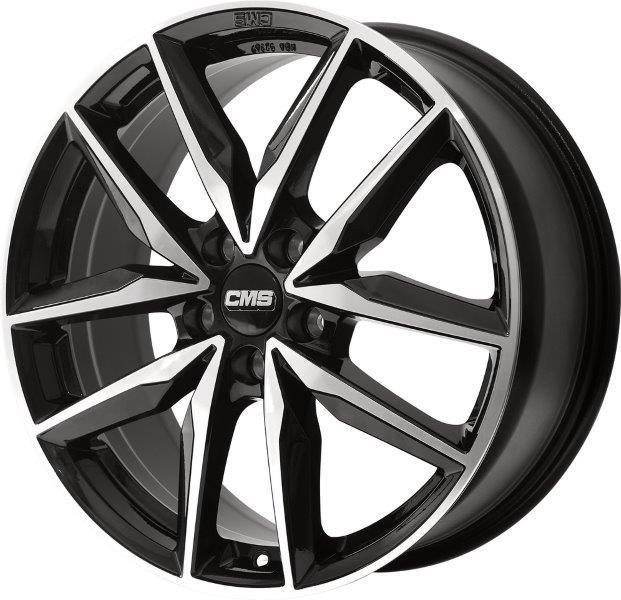 CMS C28 Diamond Black Gloss 7xR17 5×114.3 ET40 67.1