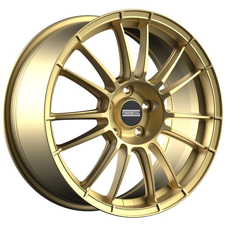 Fondmetal 9RR Glossy Gold 7xR17 4×108 ET25 65.1