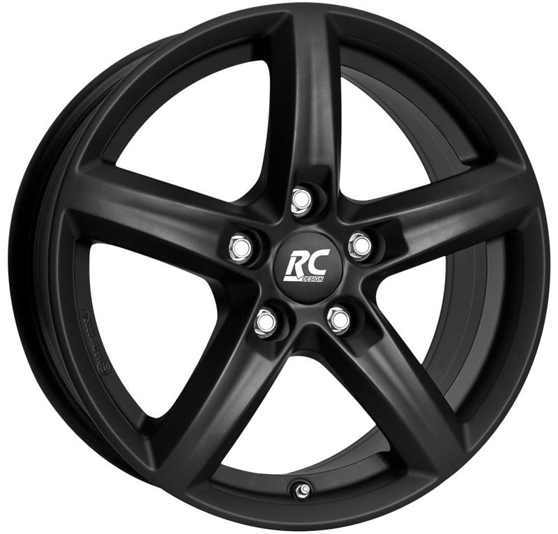RC Design RC24 Schwarz Klar Matt (SKM) 6.5xR16 5×110 ET40 65.1