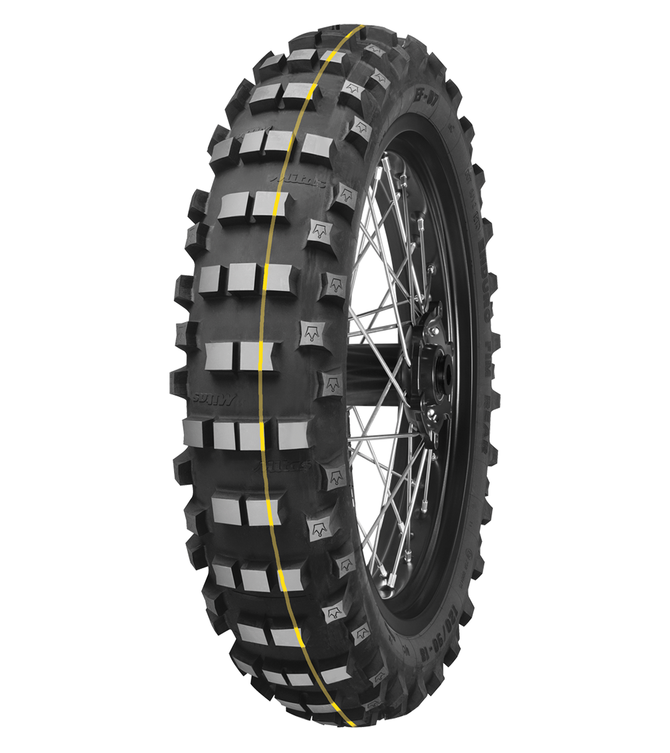 110/80 - 18 Mitas EF07 Super 58M yellow TT