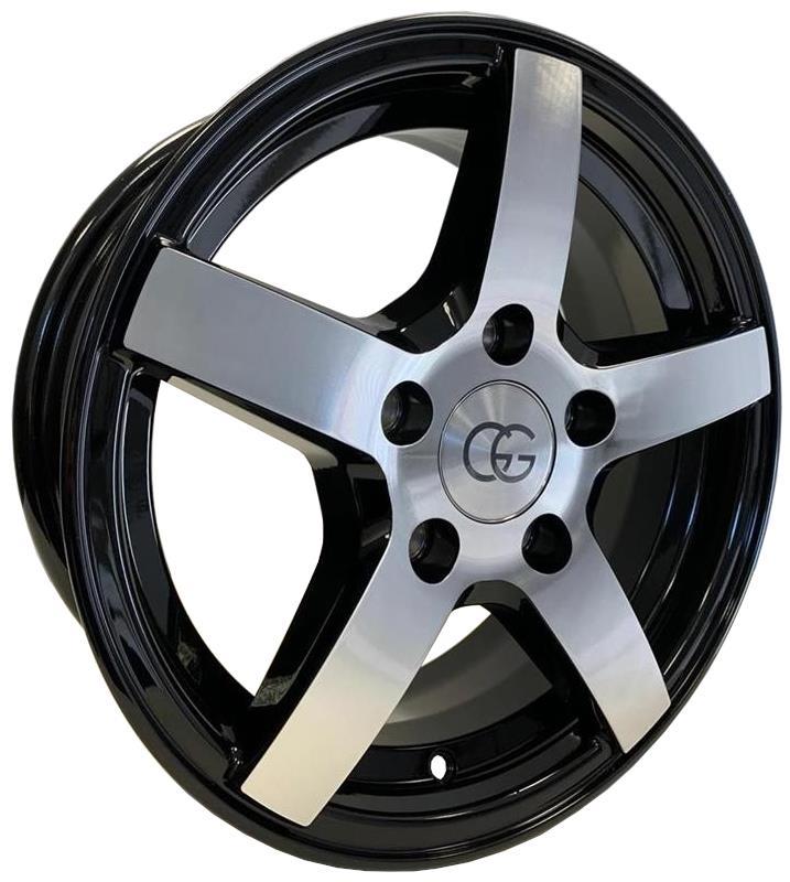 GG Trailer Black Polished 5.5xRDiameter1} 4x100 ET30 57.1