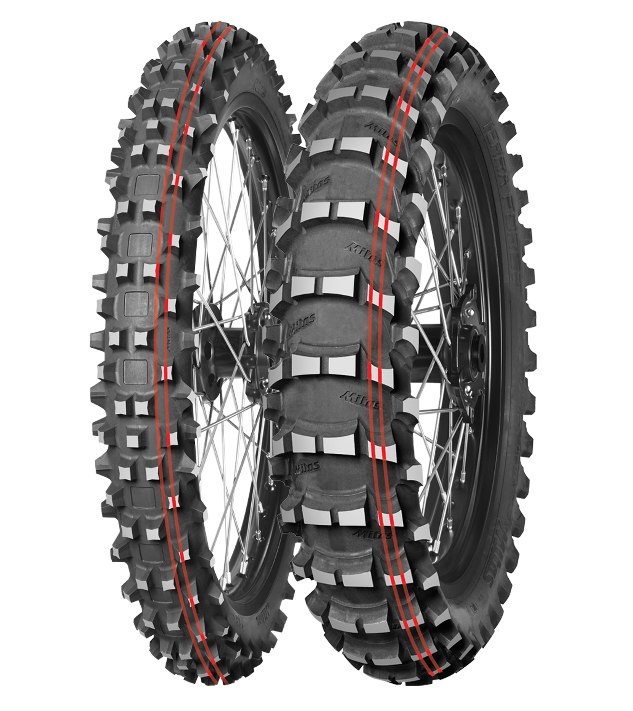 100/90 - 19 Mitas Terra Force-MX 57M TT Sand (2 red)