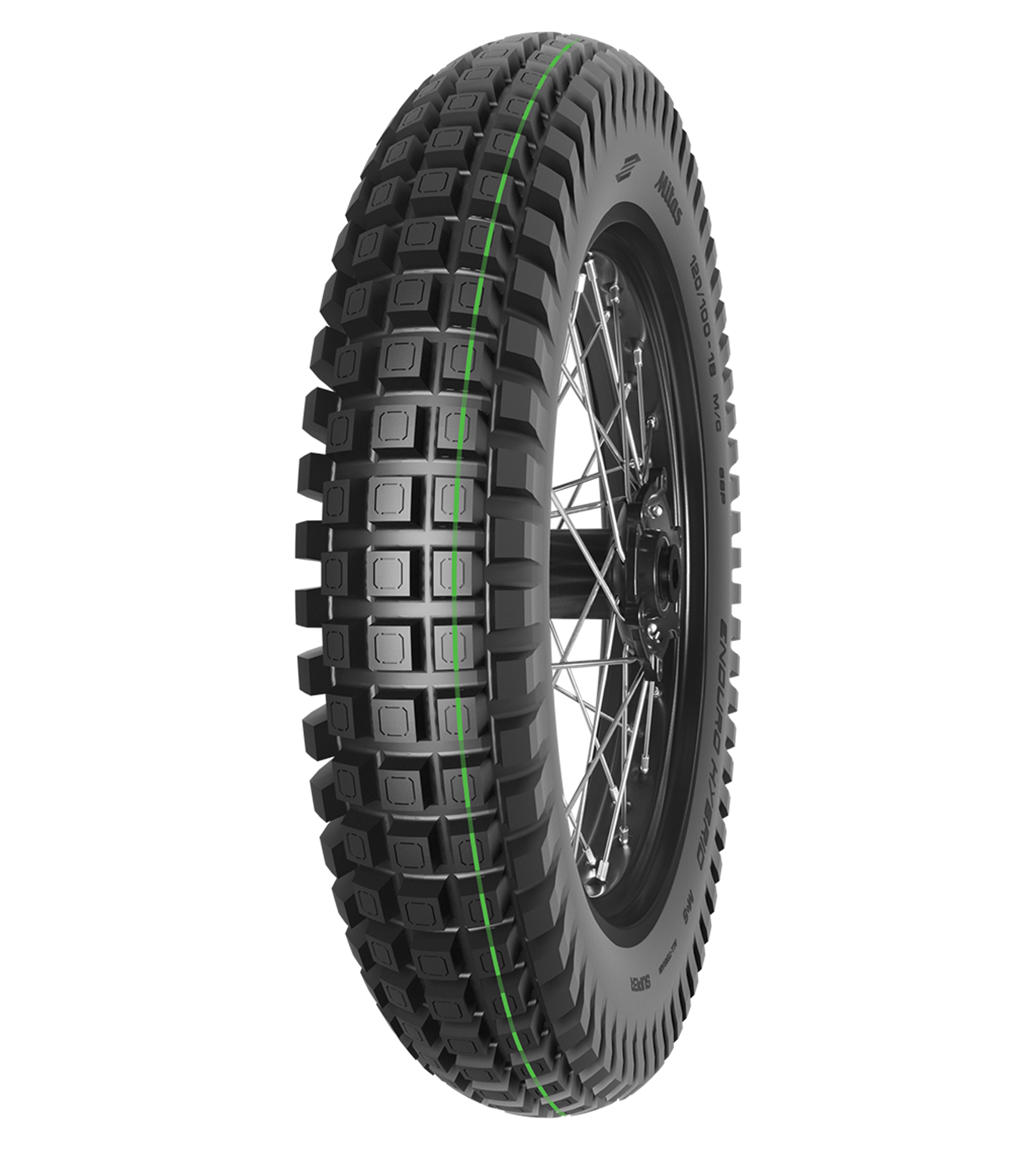 120/100 - 18 Mitas Enduro Hybrid SL 68P LT/TT Green